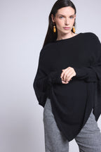 Capa Poncho Isadora - Negro - Mujer