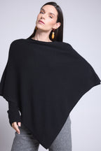 Isadora Cape Poncho - Black - Women