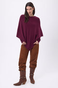 Cape Poncho Isadora - Lie-De-Vin - Femme