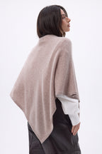 Cape Poncho Isadora - Noisette - Femme