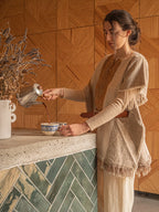 Poncho Court Inspiration Améridienne