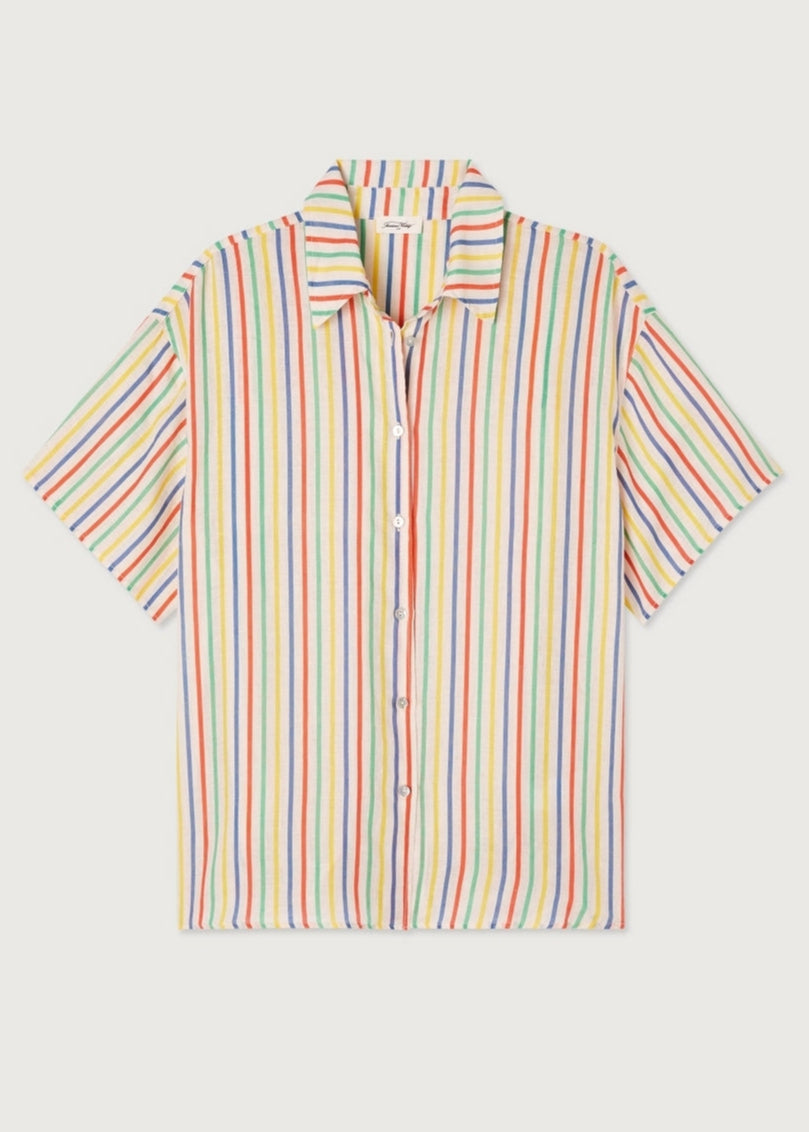 American Vintage - Chemise Ample MC Imprimee - Charly - Femme