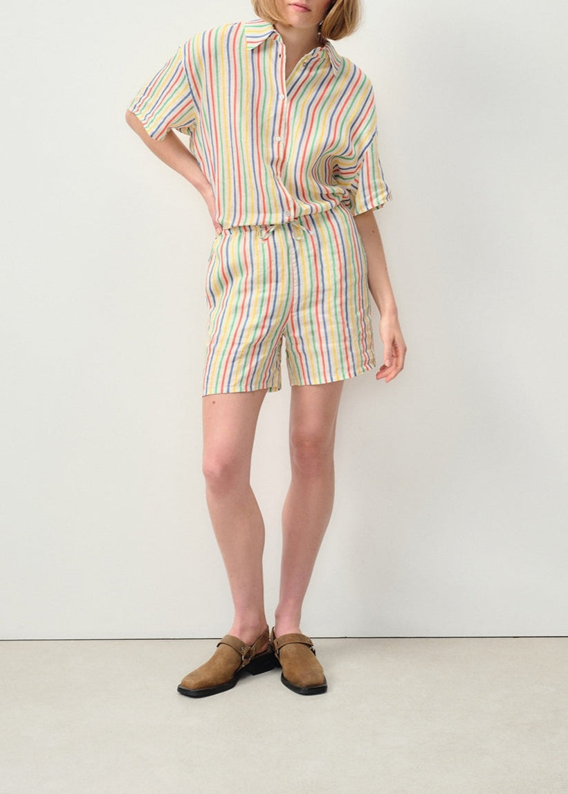 American Vintage - Chemise Ample MC Imprimee - Charly - Femme