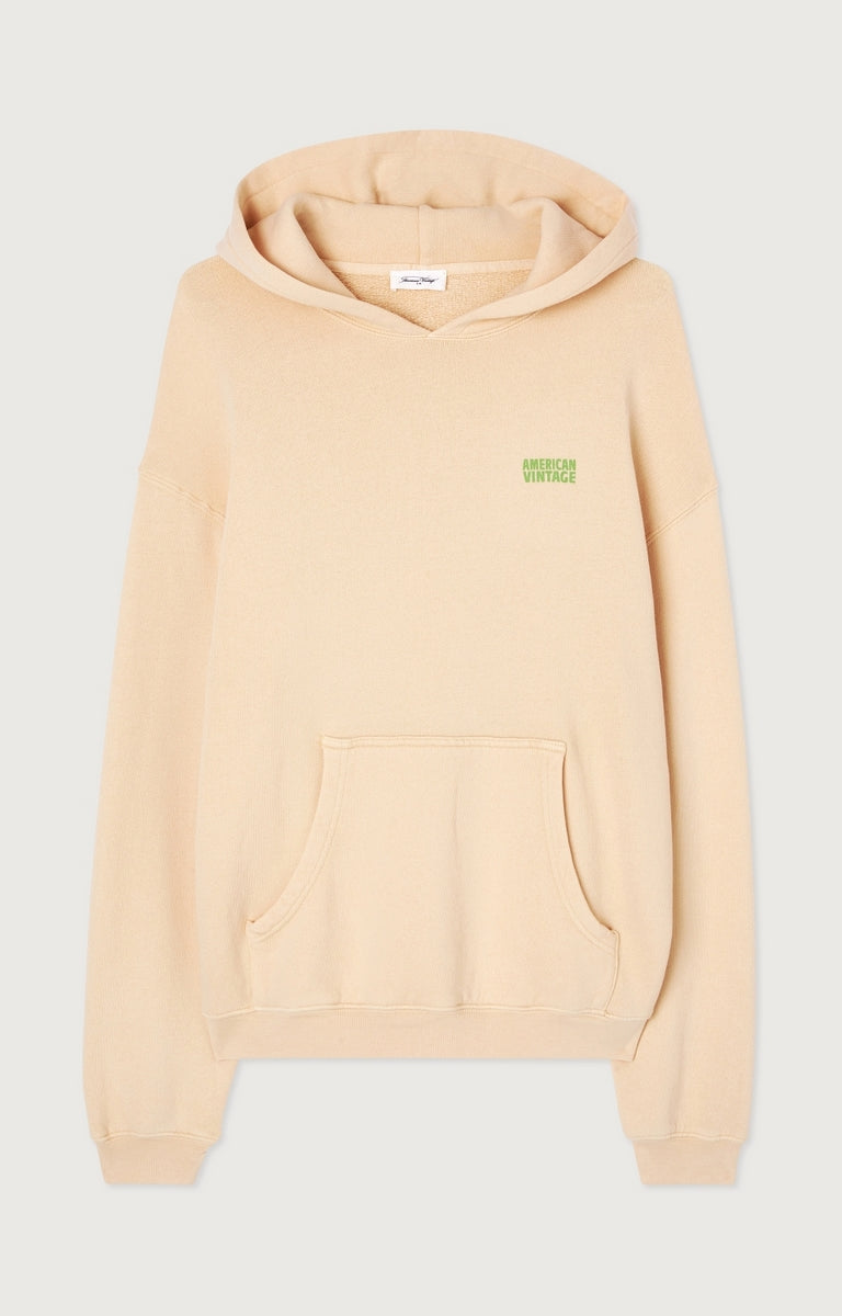 American Vintage - Long-Sleeve Hooded Sweatshirt - Nude Vintage - Women