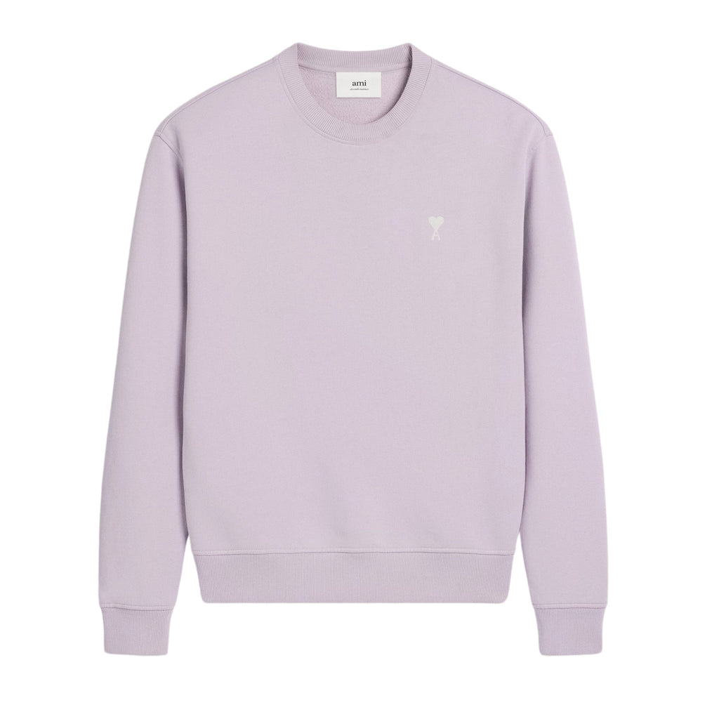 Ami Paris - Ami De Coeur Sweatshirt – Lilac
