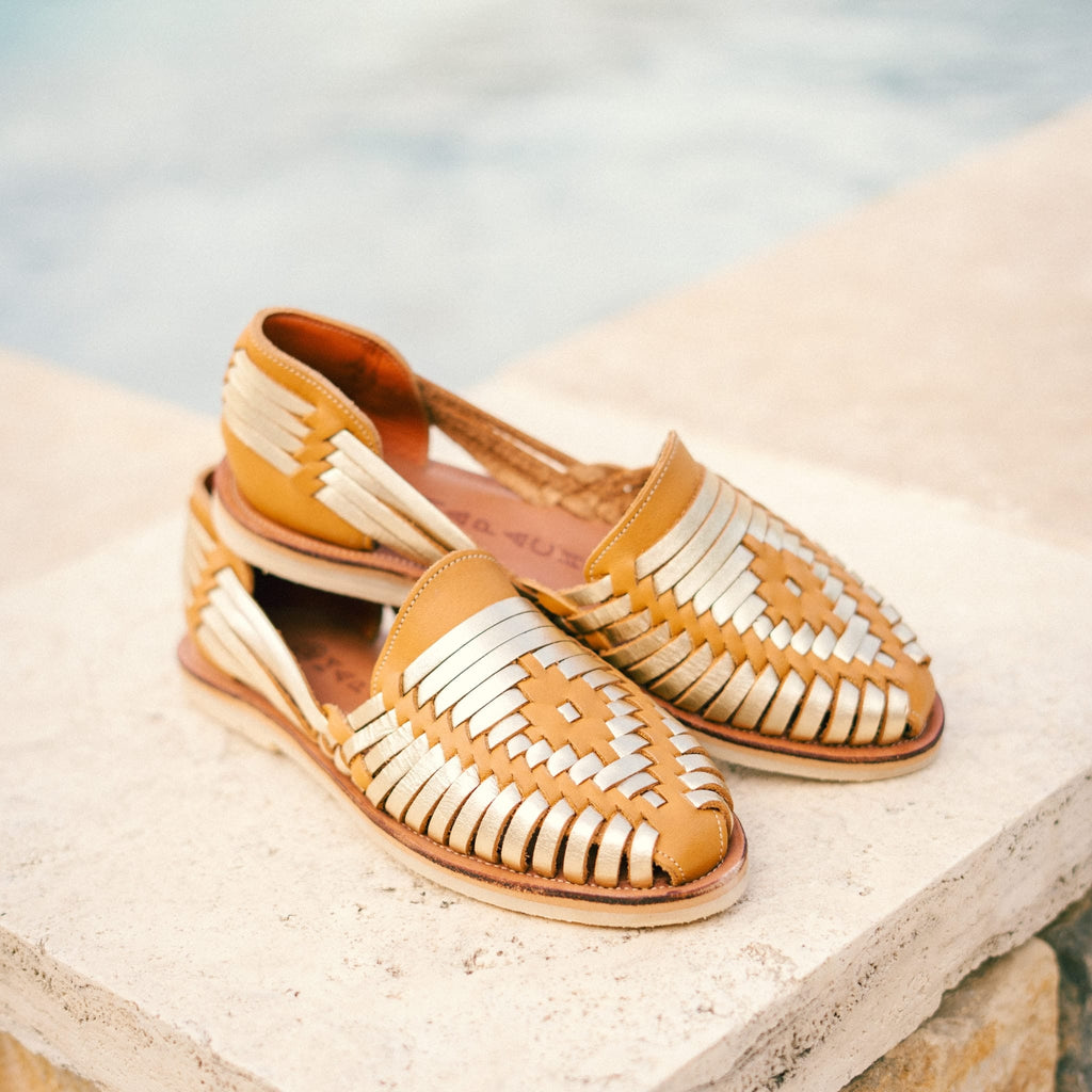 Huaraches Ibarra - Camello Champán