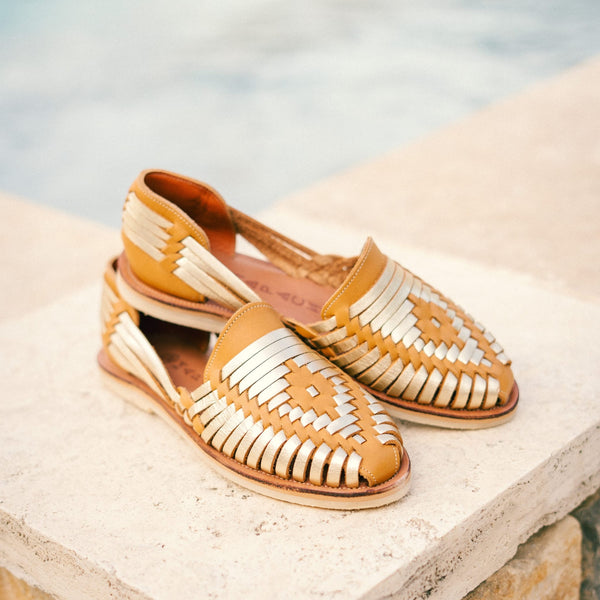 Huaraches Ibarra - Camel Champagne