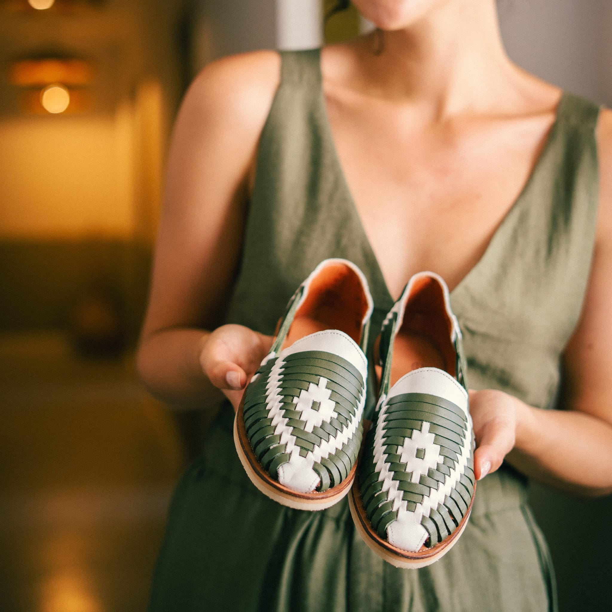 Huaraches Ibarra - Coco Olive