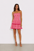 Ines Dress - Red Lotus