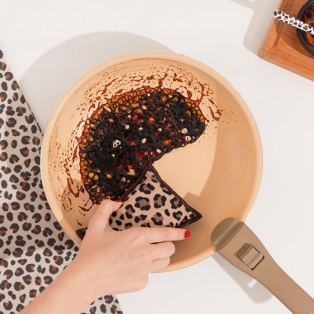 New - Washable Sponges 4 Leopard