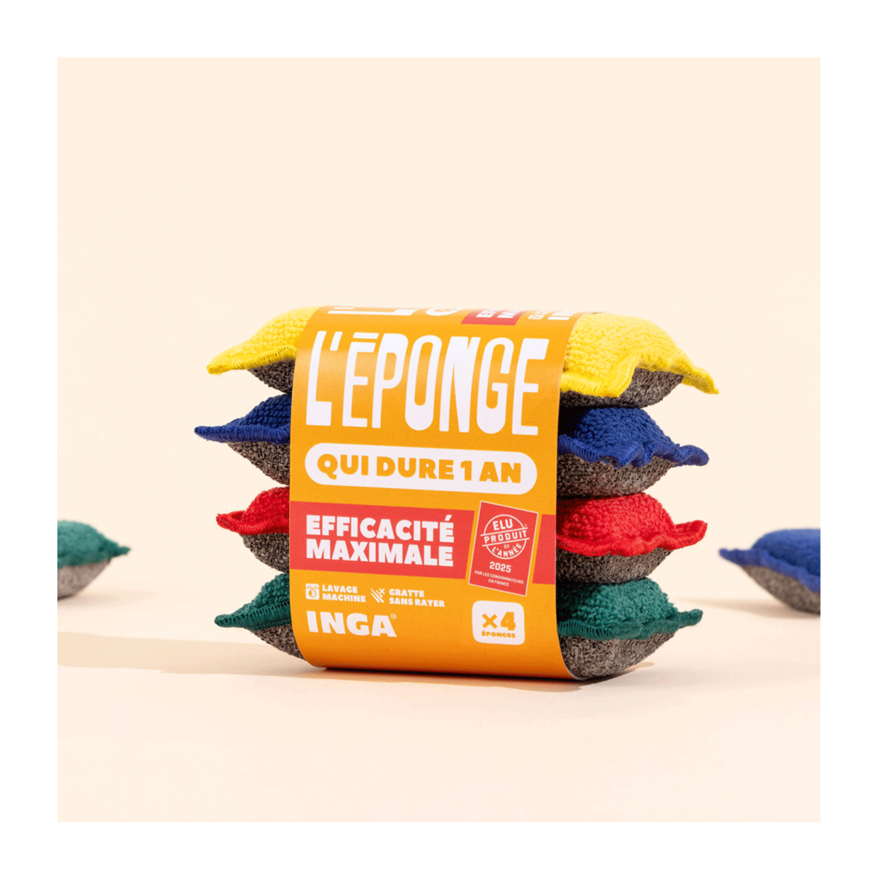 Washable Sponges - 4 Colors