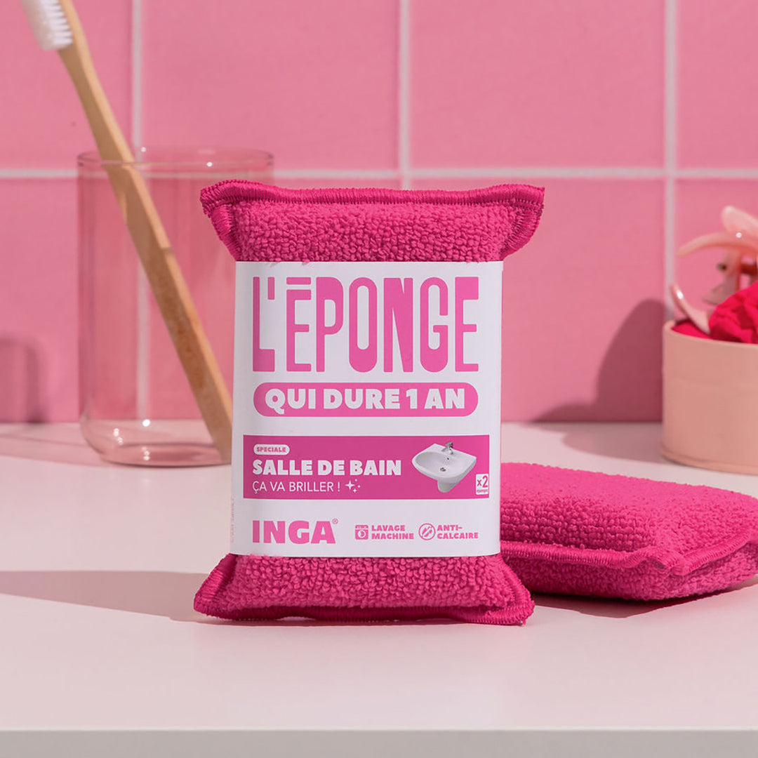 Dúo de Esponjas de Baño (con o sin soporte)