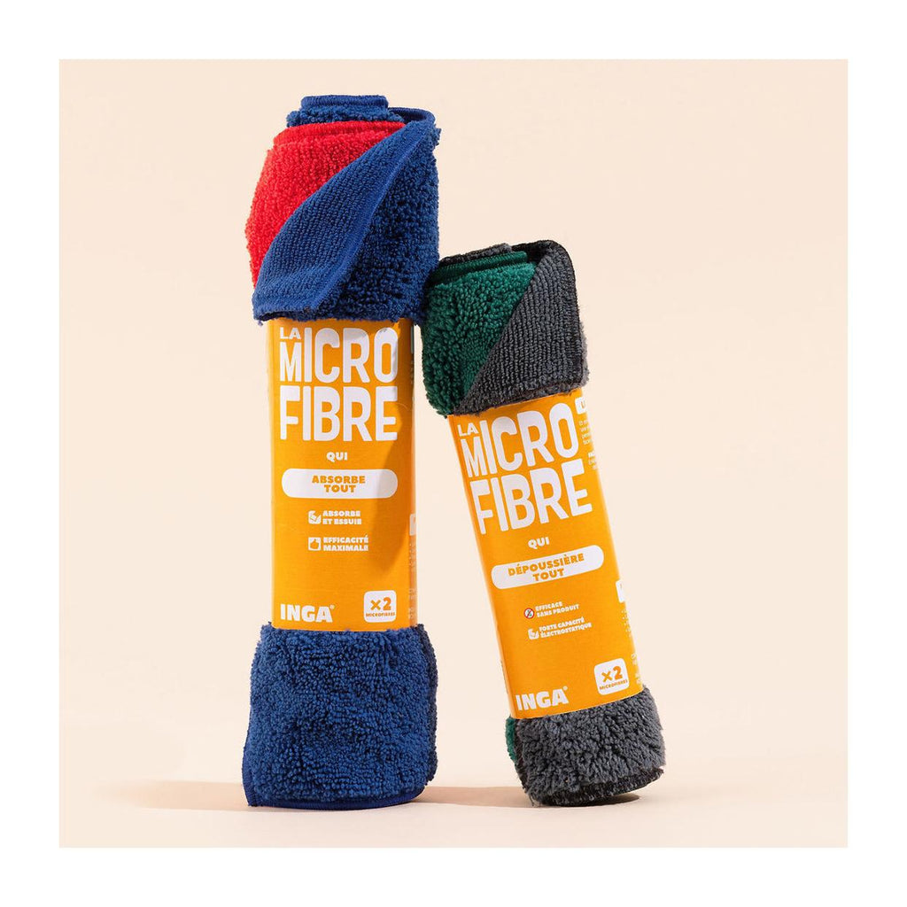 Pack Couleurs - Éponges, Éponge Acier Et Microfibres