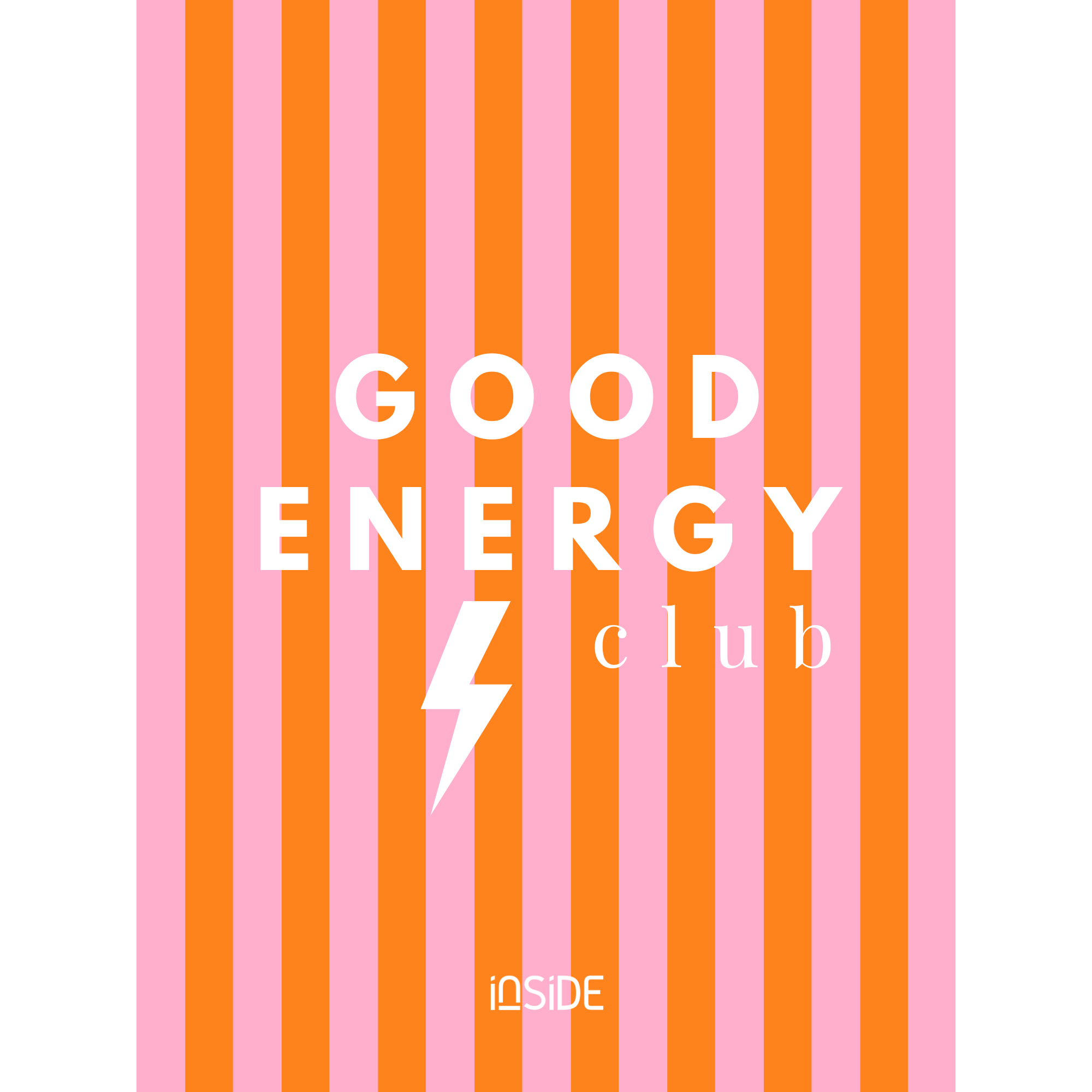 Good Energy Club poster Inside déco 