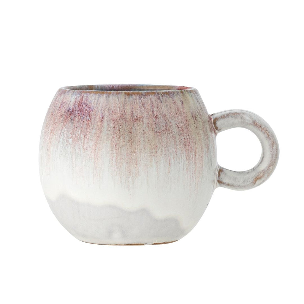 Purple mug inside décor 