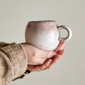 Purple gradient mug inside décor 