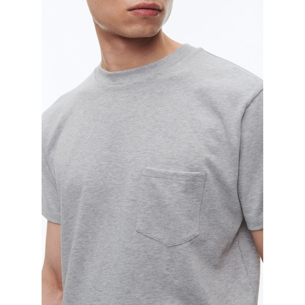 Camiseta con bolsillo gris - Gris medio
