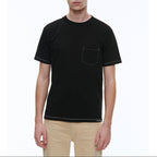 Fursac - T-Shirt En Jersey De Coton Biologique Brodé - Noir - Broderie Fursac