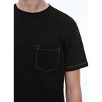 Fursac - T-Shirt En Jersey De Coton Biologique Brodé - Noir - Broderie Fursac