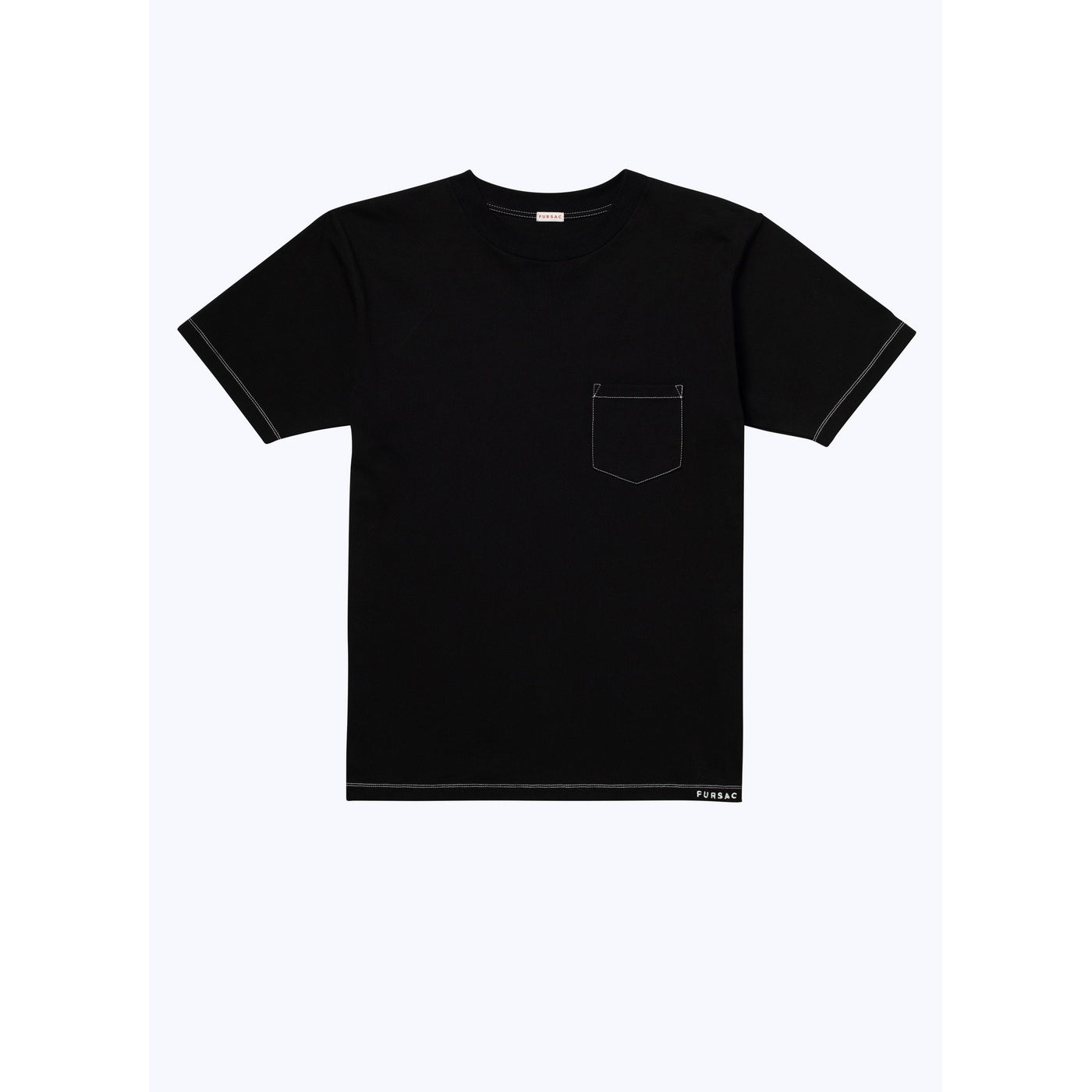 Fursac - T-Shirt En Jersey De Coton Biologique Brodé - Noir - Broderie Fursac