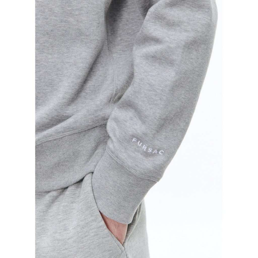 Fursac - Sweat Gris En Jersey De Coton - Gris