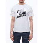 Camiseta de punto de algodón orgánico - Blanco - Estampado “The Fursac”