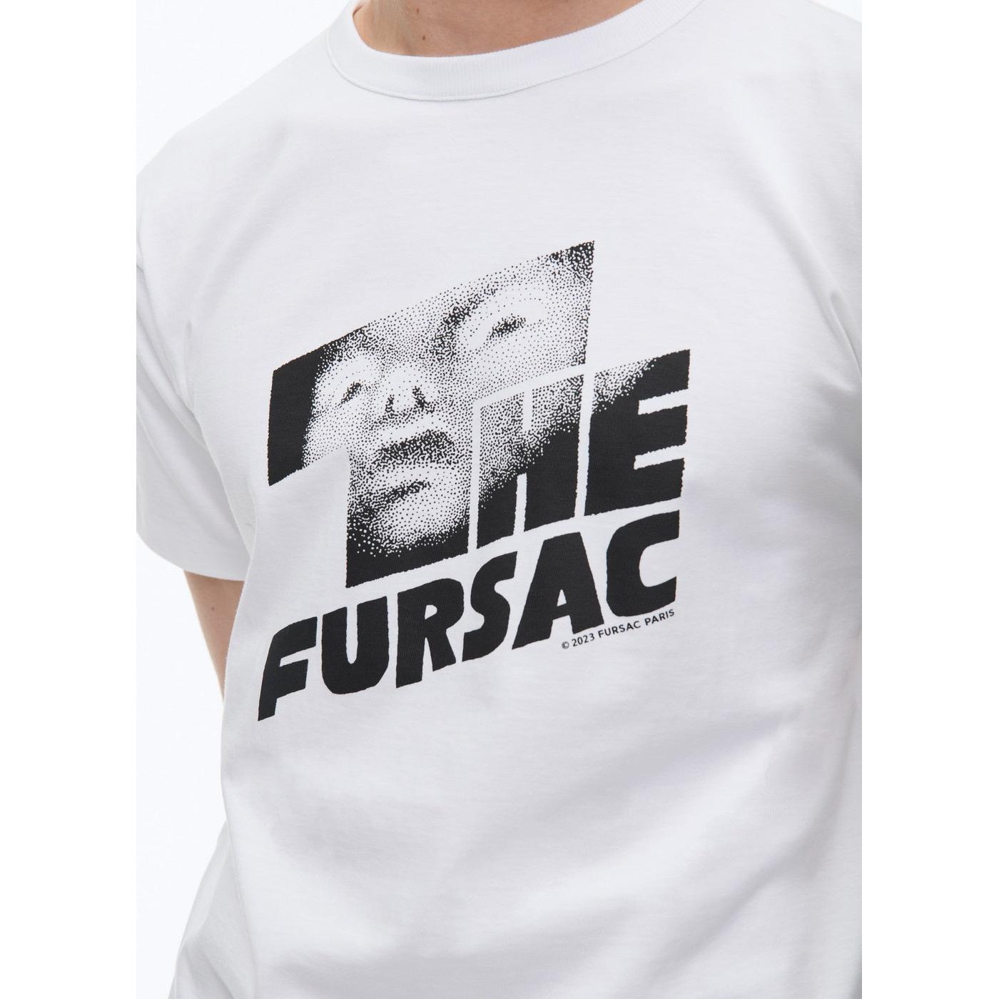 Camiseta de punto de algodón orgánico - Blanco - Estampado “The Fursac”