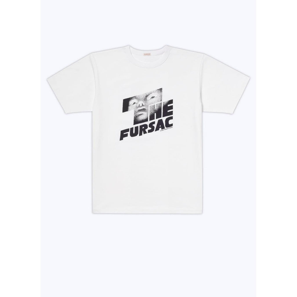 Camiseta de punto de algodón orgánico - Blanco - Estampado “The Fursac”
