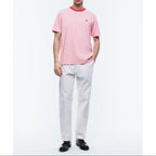 Fursac - T-Shirt Rose Col Rouge Patch Logo - Saumon