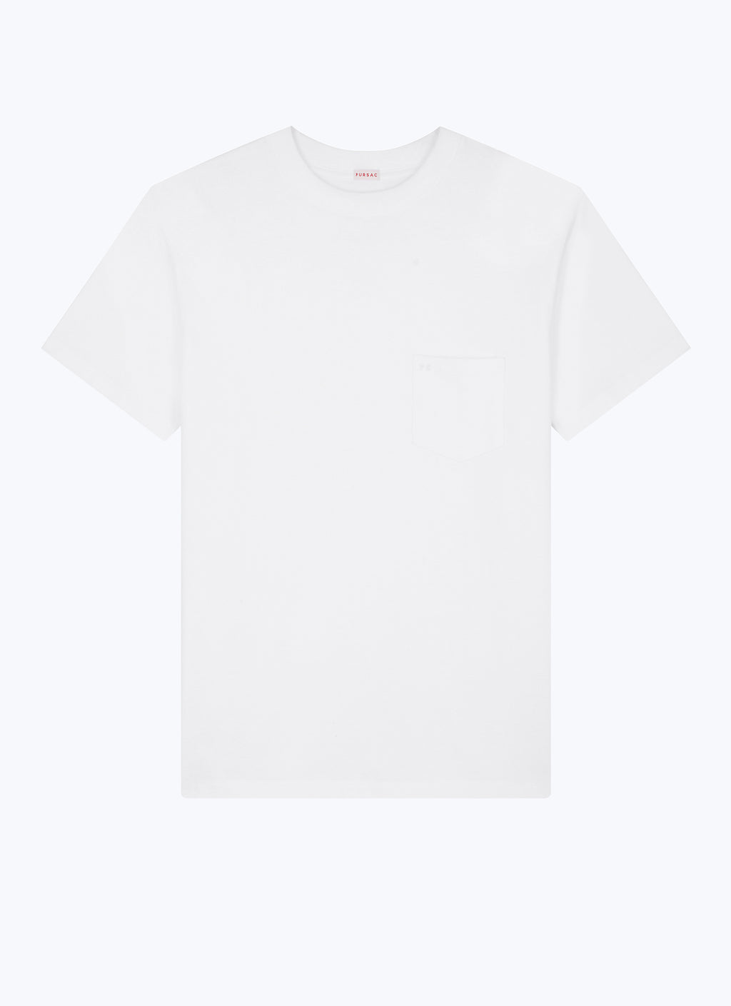 Tee-Shirt Logo Fursac Brodé - Blanc