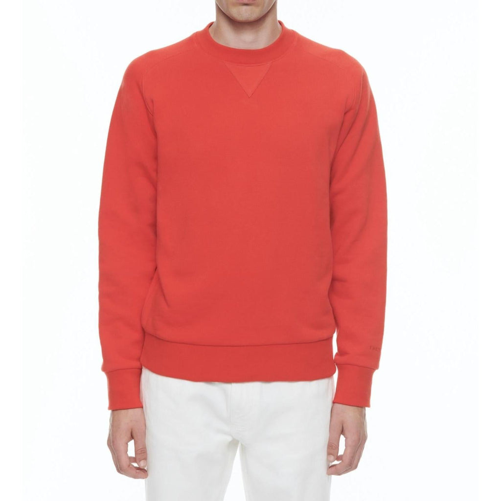 Fursac - Sweat À Col Rond En Jersey De Coton - Rouge