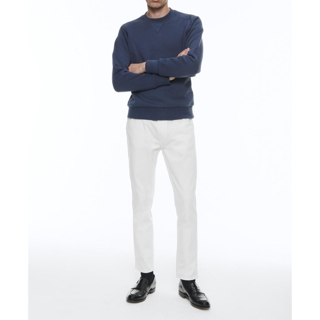 Fursac - Sweat À Col Rond En Jersey De Coton - Bleu Marine