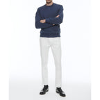 Fursac - Sweat À Col Rond En Jersey De Coton - Bleu Marine