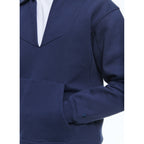 Fursac - Sweat Vareuse En Coton Biologique - Bleu Marine