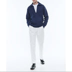 Fursac - Sweat Vareuse En Coton Biologique - Bleu Marine