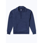 Fursac - Sweat Vareuse En Coton Biologique - Bleu Marine