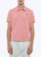 Polo De Piqué Con 3 Botones - Rosa