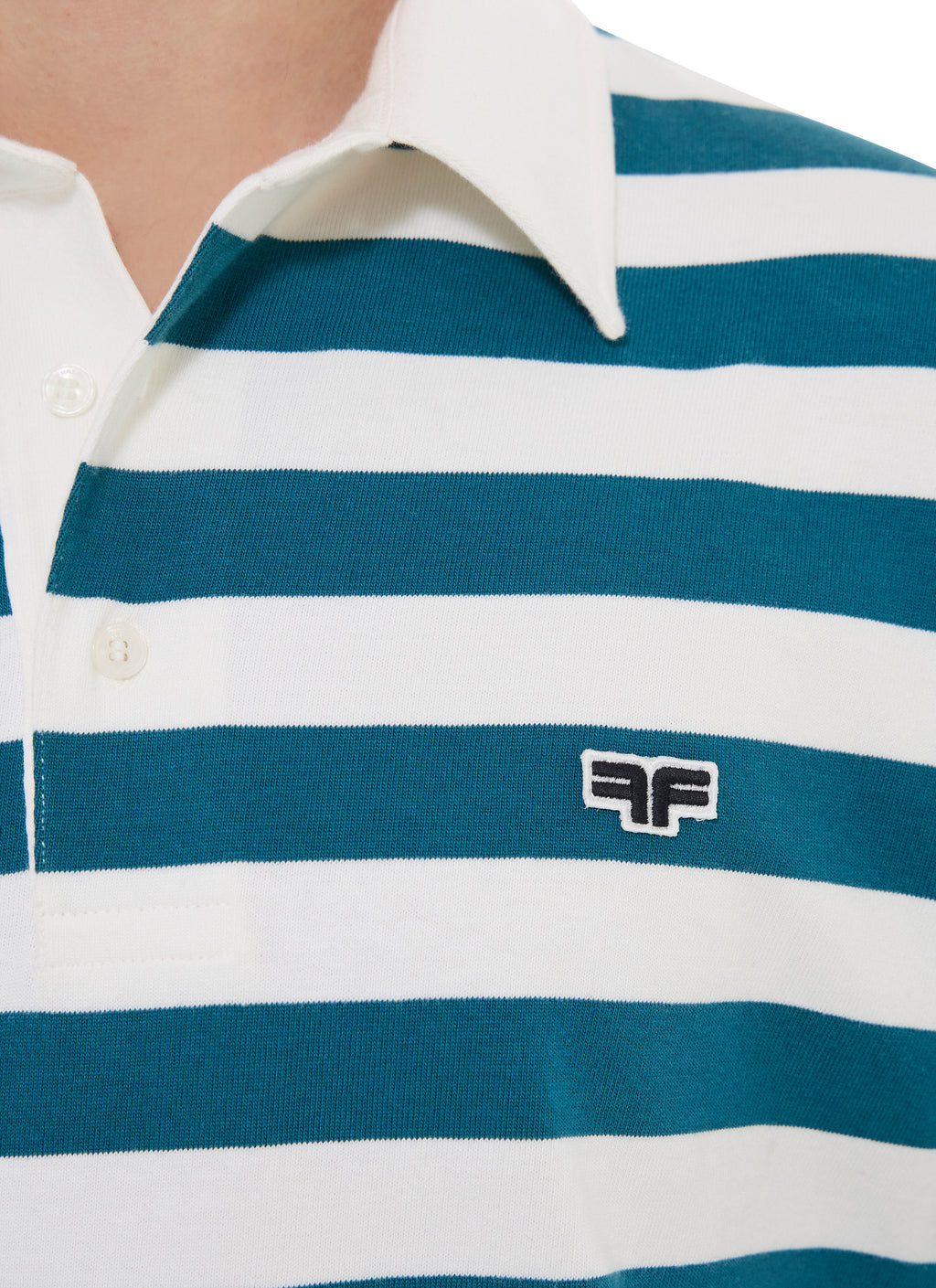 Rugby-Poloshirt – Enzianblau