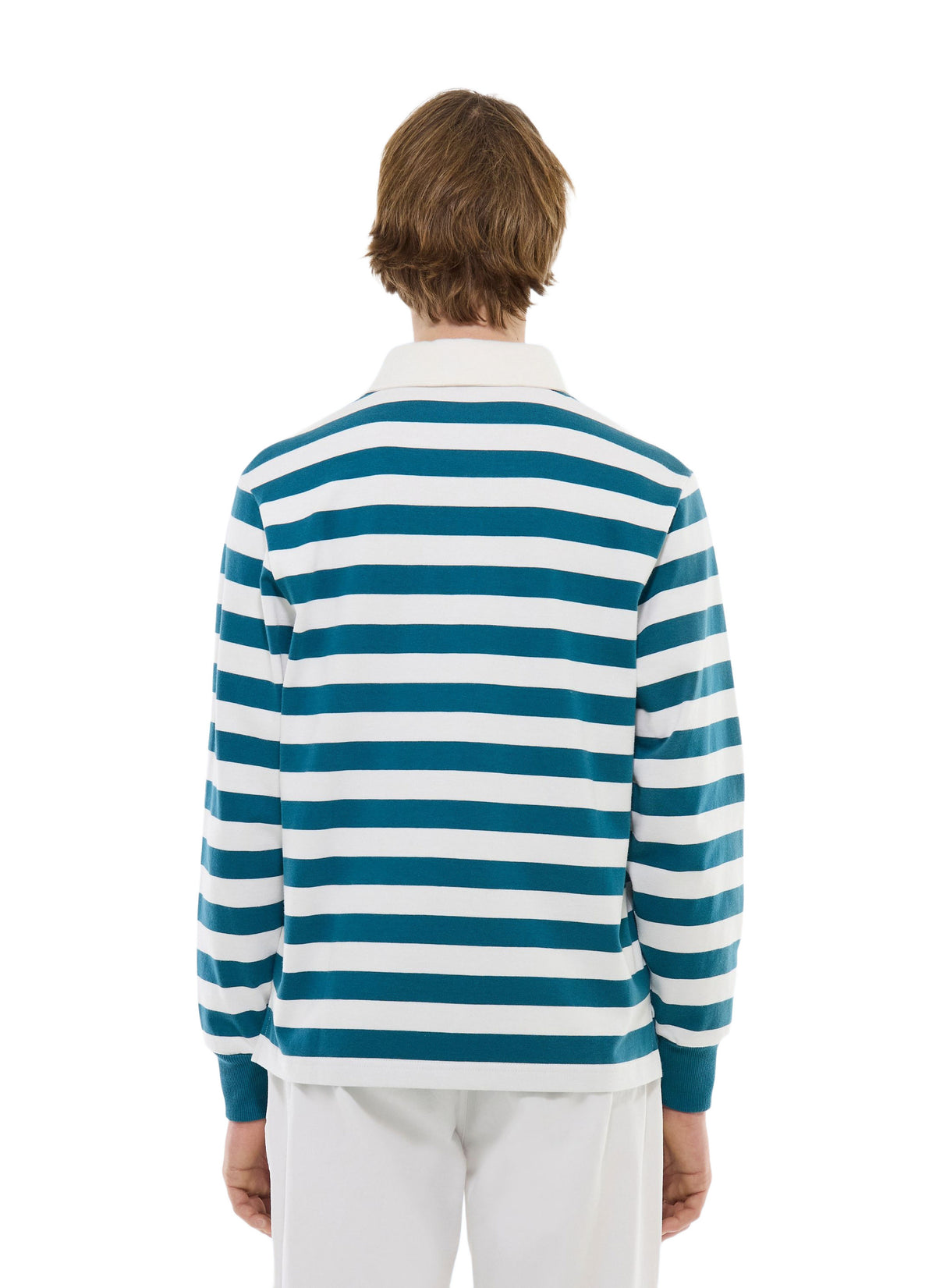 Rugby-Poloshirt – Enzianblau