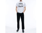 Fursac - T-Shirt En Coton À Imprimé "Badaboum" - Blanc - Homme