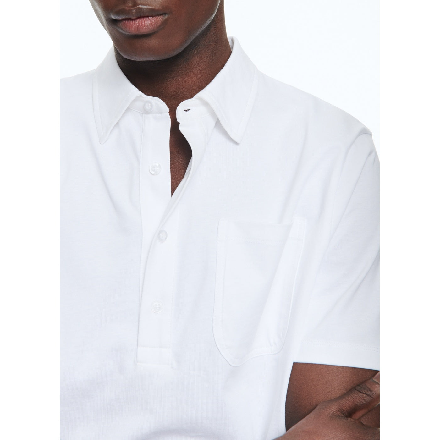 Fursac - Polo Blanc En Jersey De Coton - Blanc