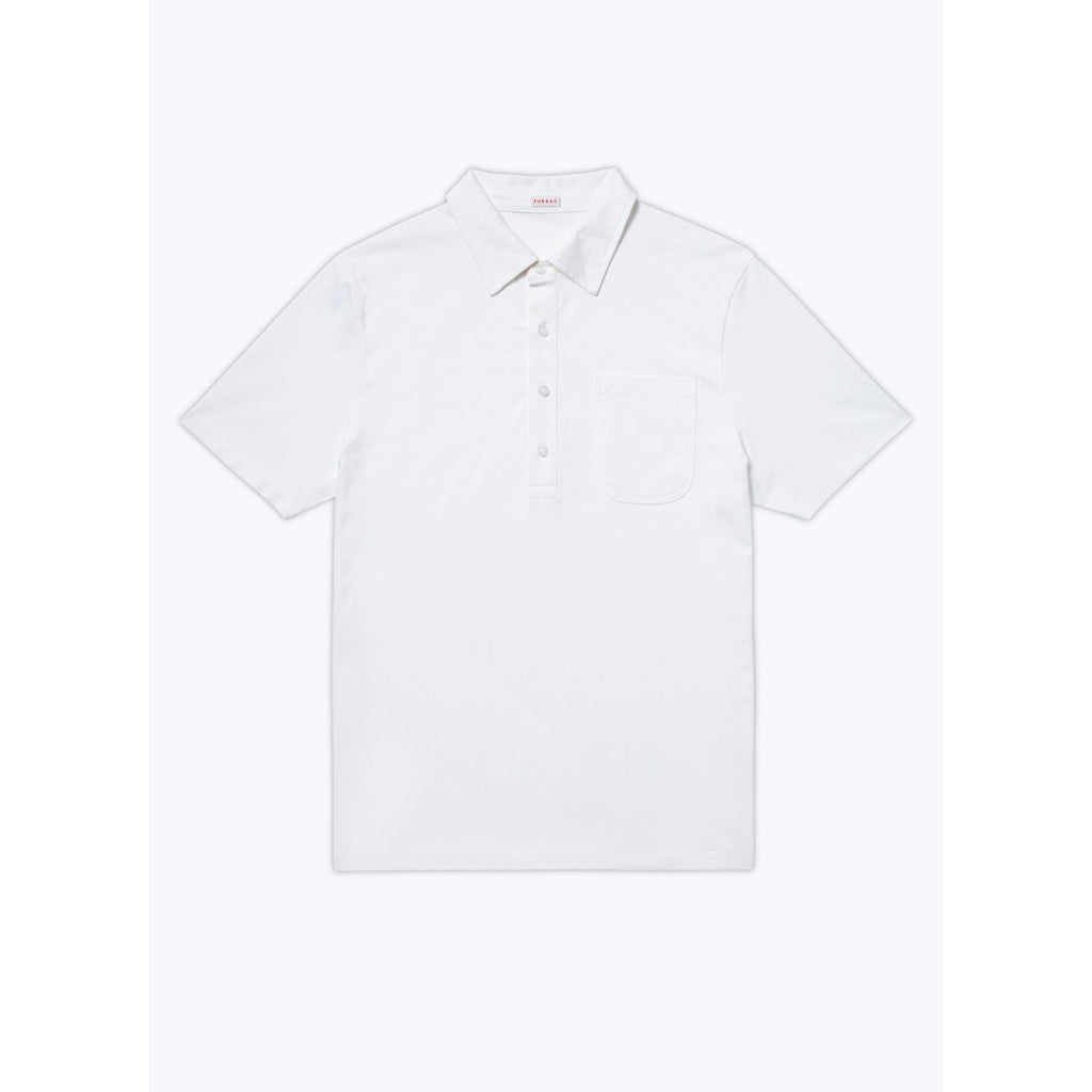 Fursac - Polo Blanc En Jersey De Coton - Blanc
