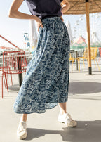 Falda fluida Gil - Paisley