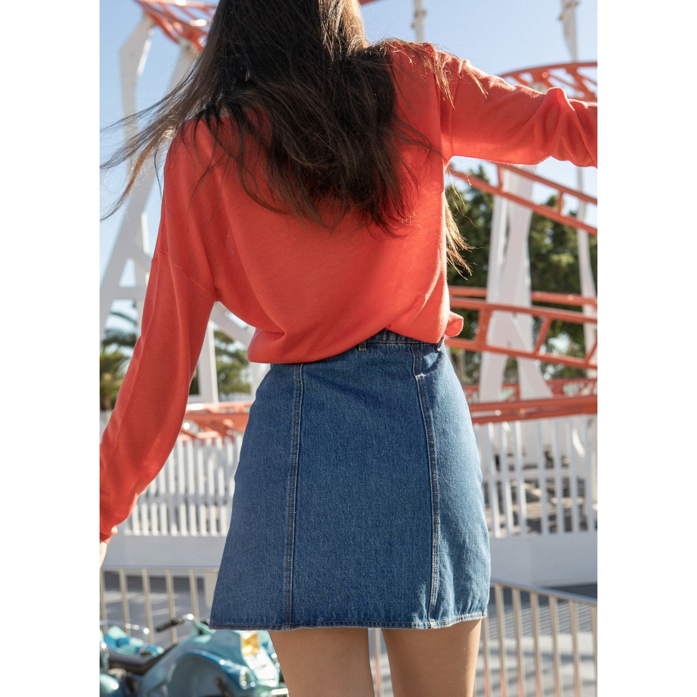 Ethel Skirt - Light Blue