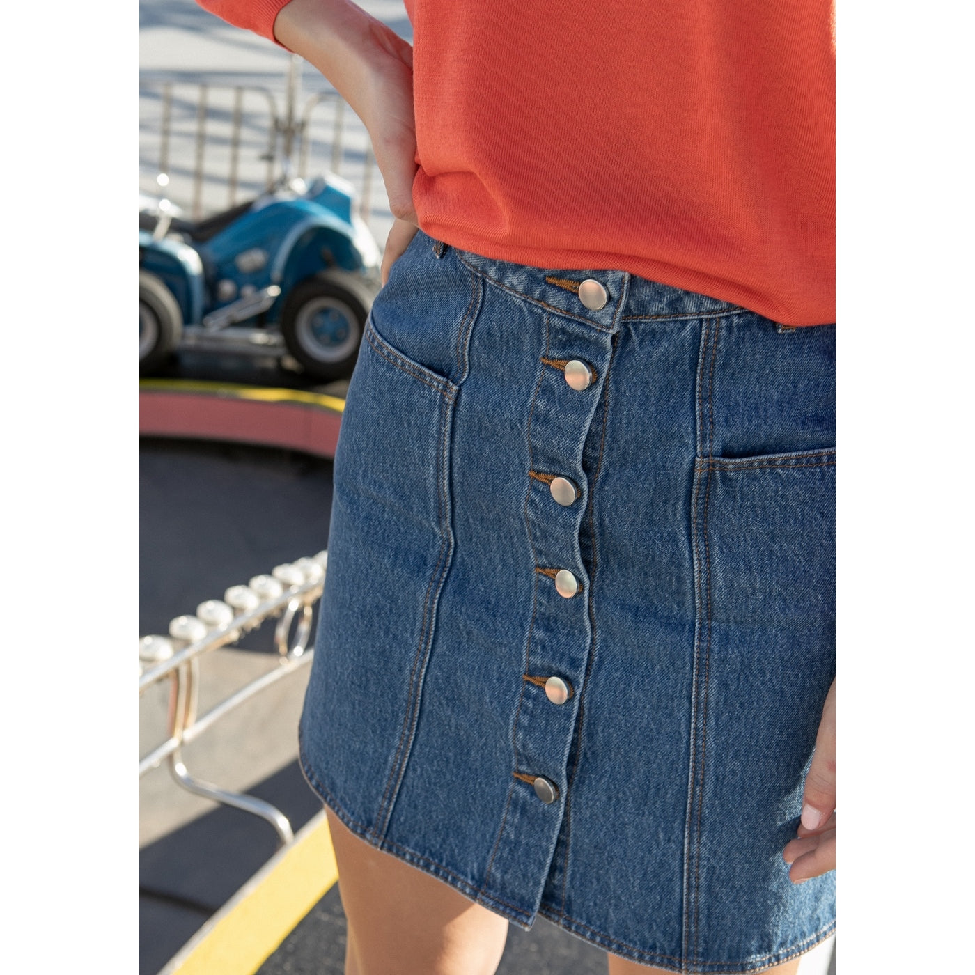 Ethel Skirt - Light Blue