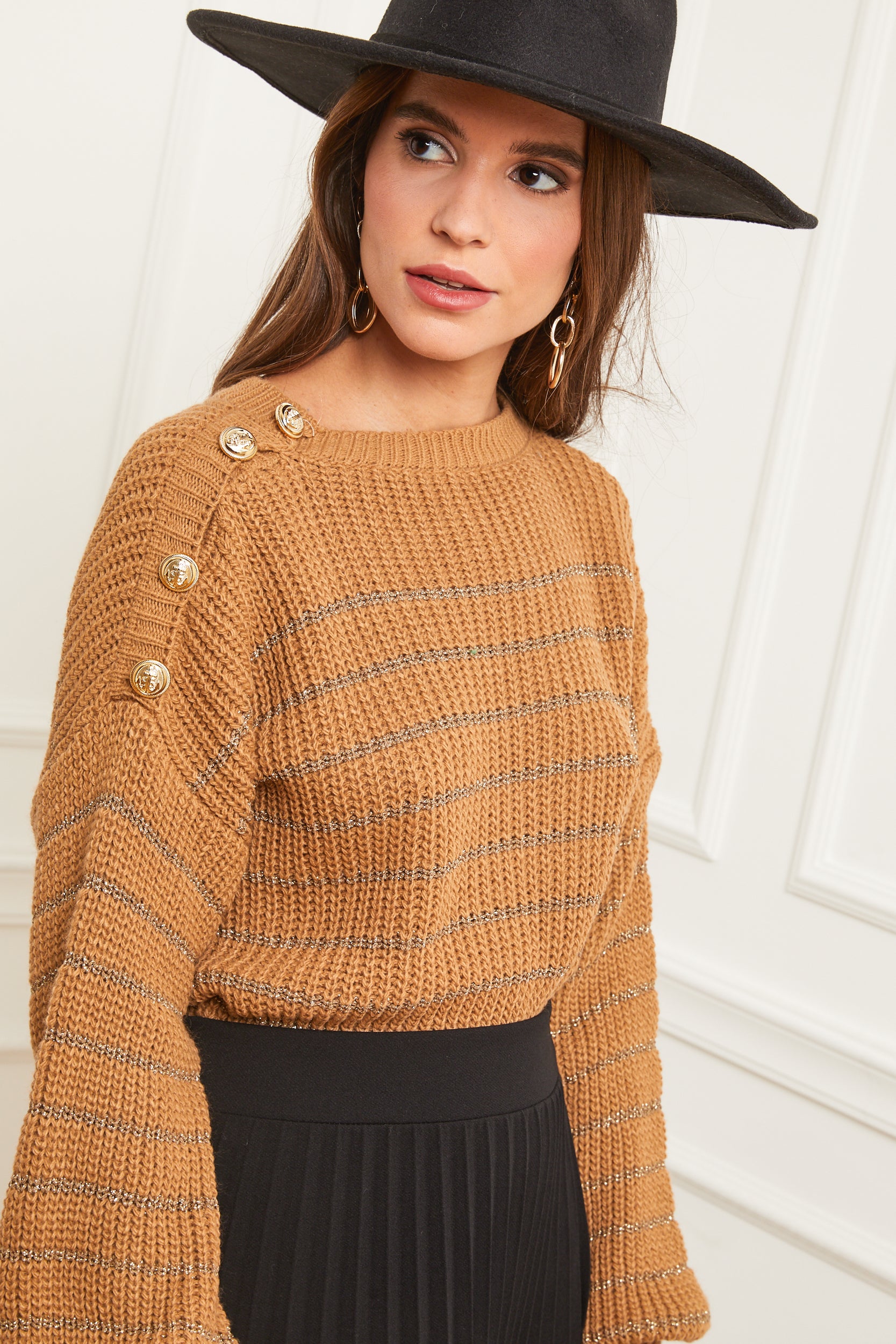 Sweater - Camel