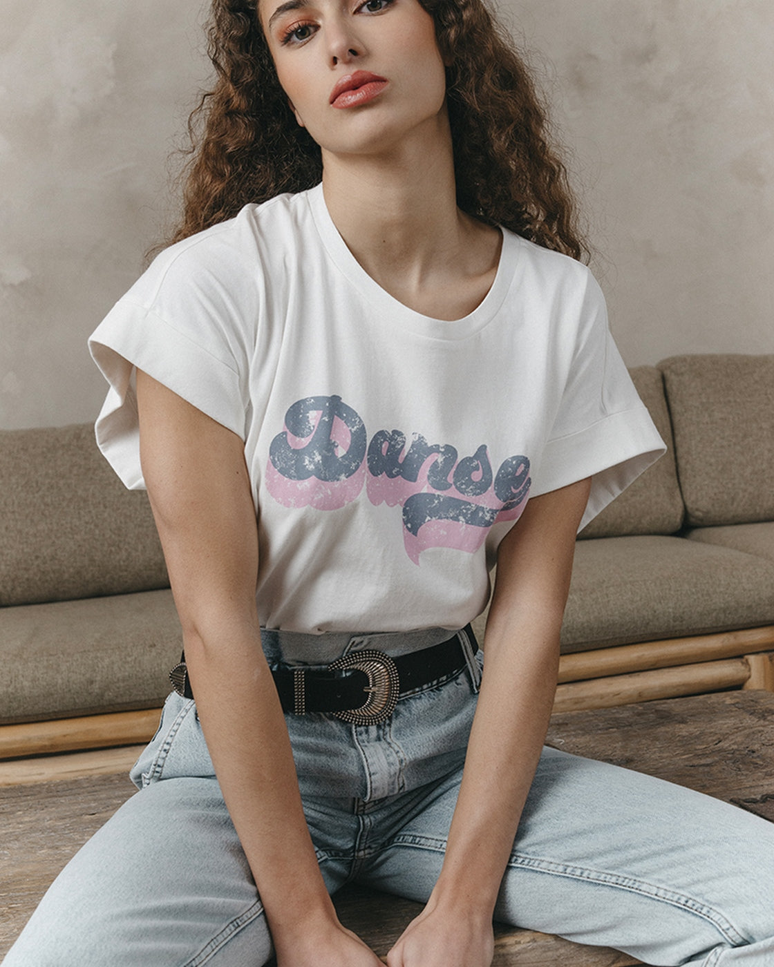 Camiseta Jackson - Crudo