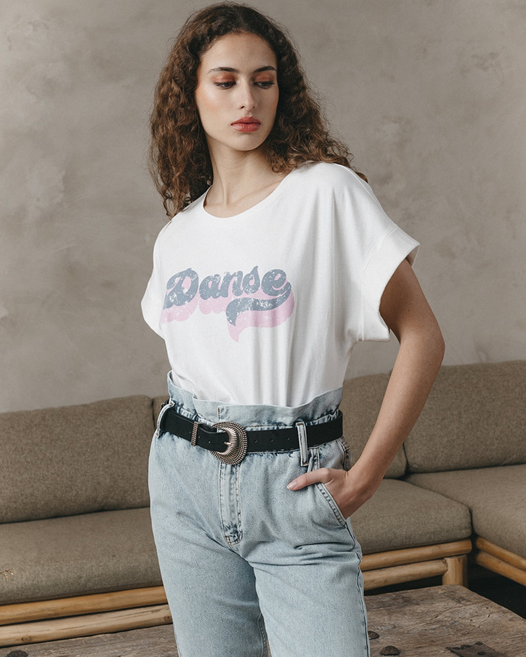 Camiseta Jackson - Crudo