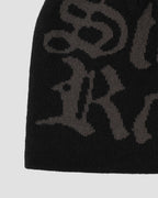 Gorro de jacquard - Negro