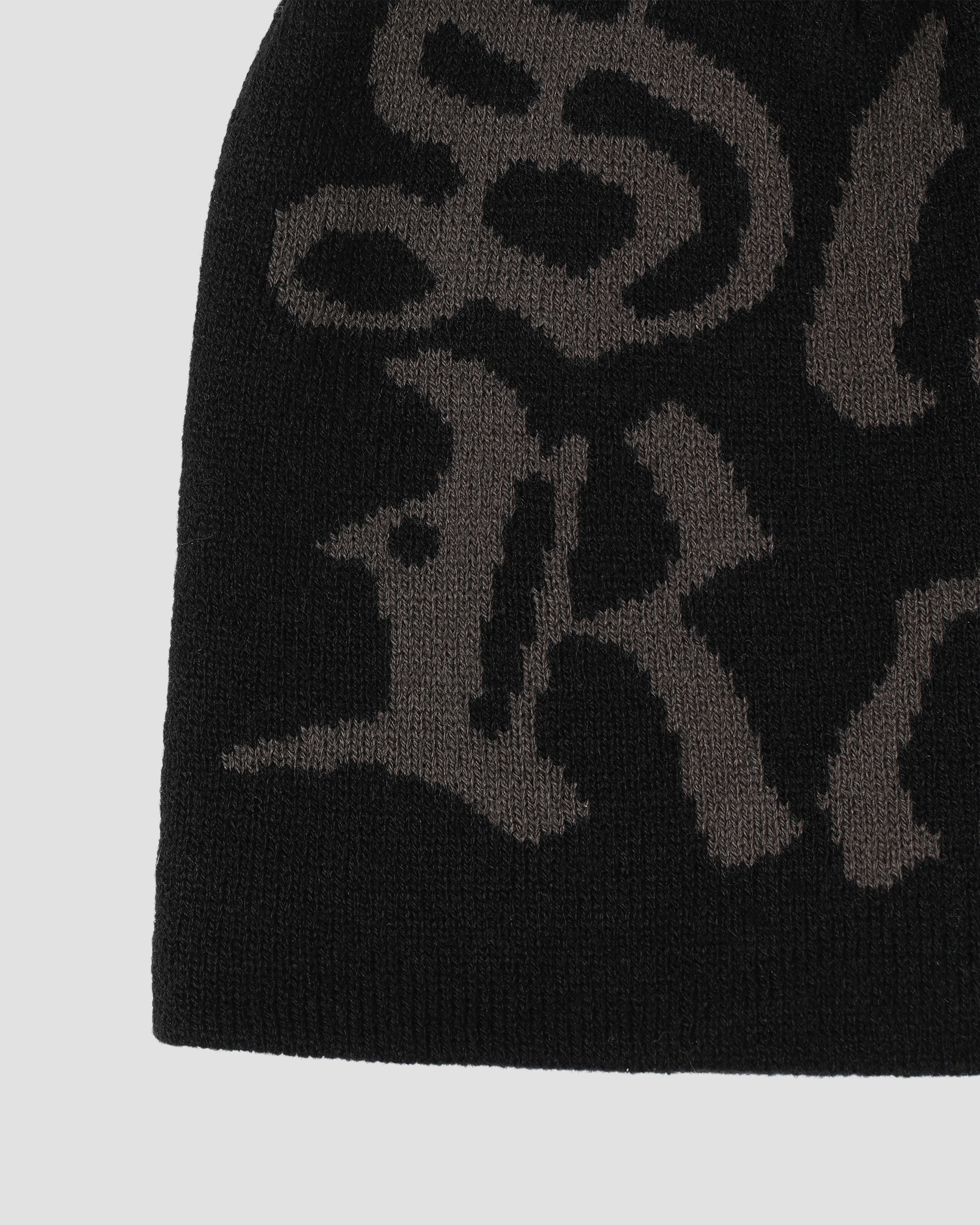 Gorro de jacquard - Negro